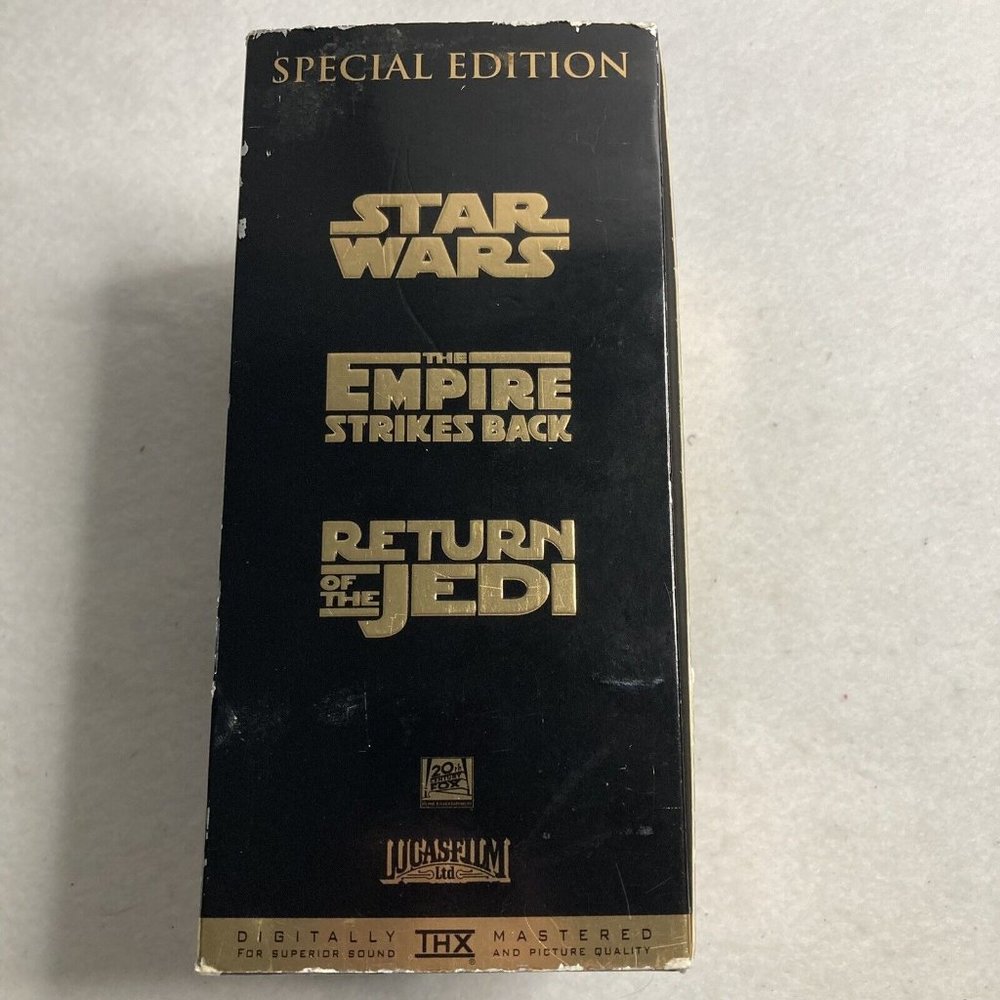 Star Wars Trilogy (VHS, 1997, Special Edition) - A New Hope, Empire, Jedi